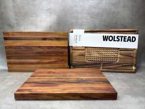 Three Wooden Chopping boards