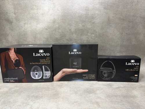 Group of Lacevo motherhood products RRP total $683