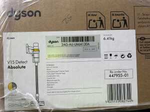Dyson v15 Detect Absolute RRP $899 - 2