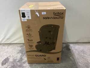Britax Safe and Sound Maxi Guard forward facing car seat. RRP $469