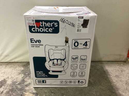 Mother's Choice Eve convertible car seat RRP $319