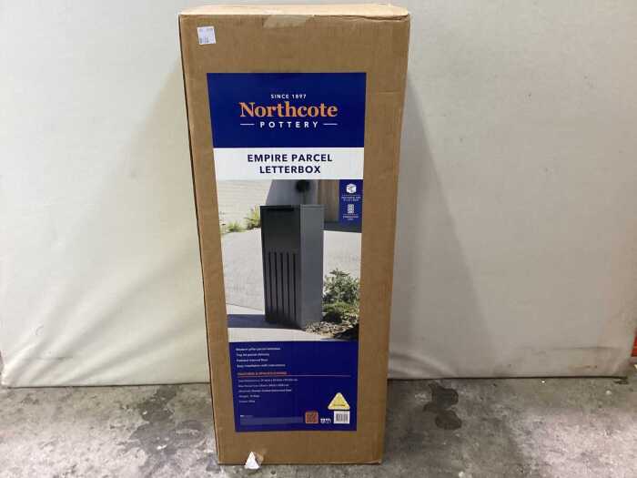 Northcote Empire Parcel letterbox. RRP $269