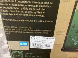 Aerobin 200L insulated composting system RRP $312 - 3