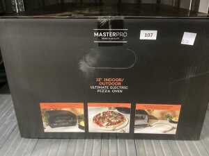 MasterPro 13" Indoor/ Outdoor Ultimate Electric Pizza Oven RRP $495 - 2