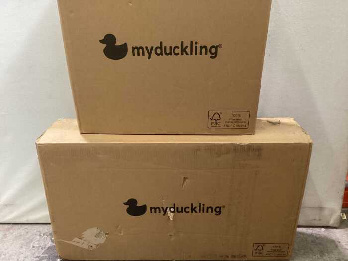 My Duckling Oli revolving timber bookcase RRP $799