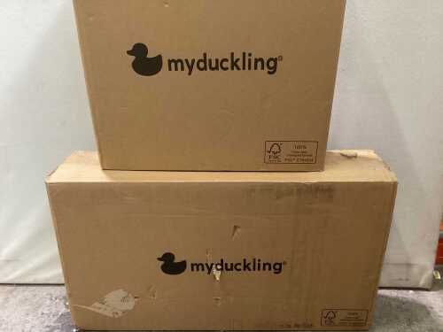 My Duckling Oli revolving timber bookcase RRP $799