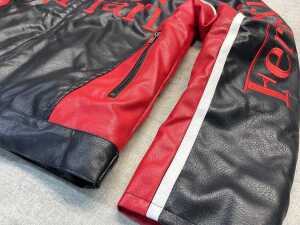 Smash Hit leatherette racing jacket size L - 3