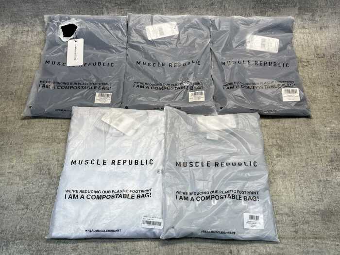Five Muscle Republic t-shirts size XXXL
