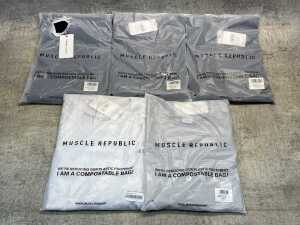 Five Muscle Republic t-shirts size XXXL