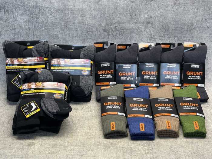 Group of work socks