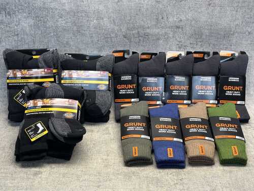 Group of work socks