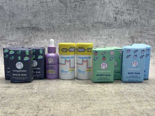 Group of Megababe products