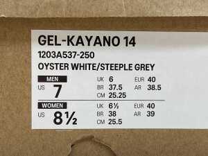 Asics Gel-Kayano 14 size US 7 Men's - 5