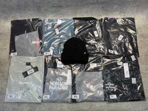 Eight Men's t-shirts & beanie size XXL