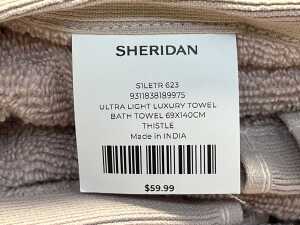 Eight Sheridan Ultra Light Luxury bath towels - 3