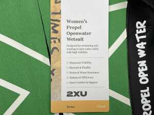 2XU Women's Propel Openwater Wetsuit size M - 3
