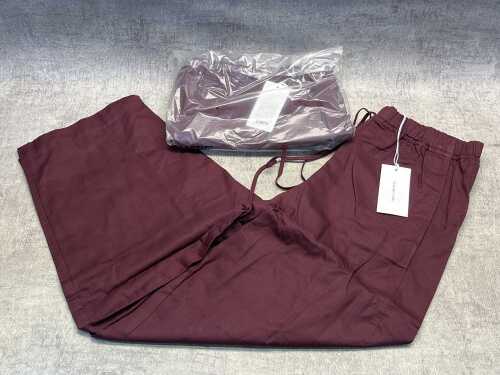 Two pairs of Assembly Label Loxley Cotton Blend pants size 10