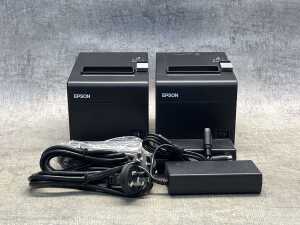 Two Epson POS receipt machines