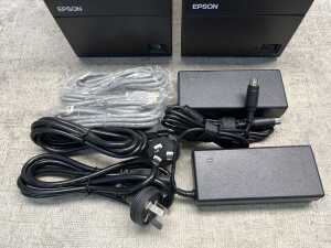 Two Epson POS receipt machines - 3