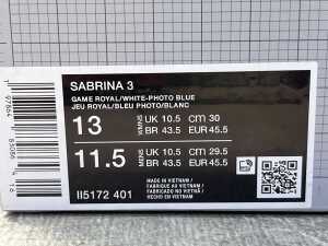 Nike Sabrina 3 size US 13 Men's - 5
