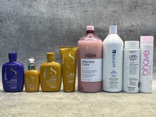 Group of beauty products
