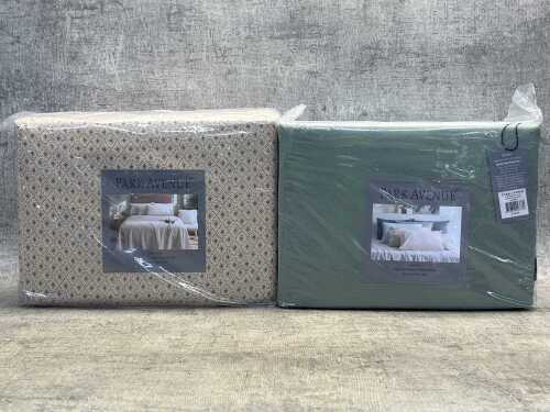 Two Park Avenue sheet sets size Q