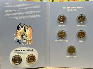 Three packs of Bluey collector coins - 2