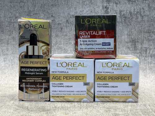 Group of L'Oreal products
