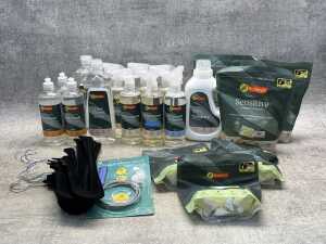 Group of mostly Bosisto's cleaning products