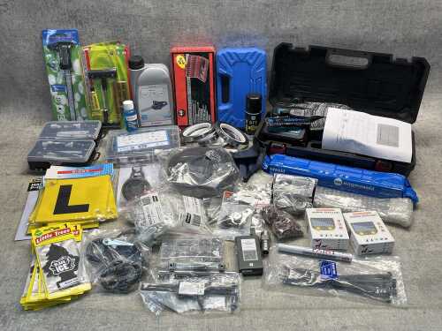 Group of garage products
