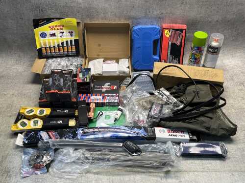 Group of garage products