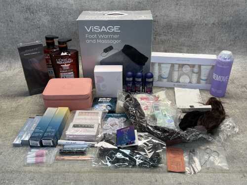 Group of beauty products