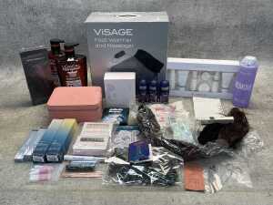 Group of beauty products