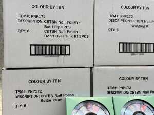 Six boxes of Colour By TBN nail polish - 2