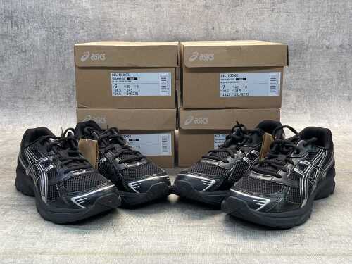 Four pairs of Asics Gel-1130 GS sizes US 6 & 7 Kids