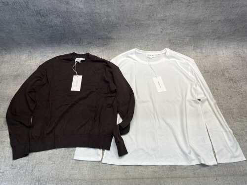 Assembly Label Lounge Sweater & Thea Long Sleeve Tee size 10