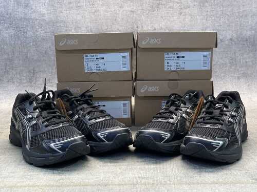 Four pairs of Asics Gel-1130 GS sizes US 5, 6 & 7 Kids