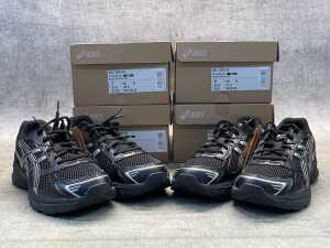 Four pairs of Asics Gel-1130 GS sizes US 5, 6 & 7 Kids