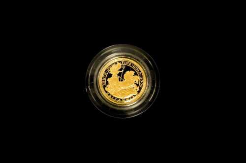 The 2009 UK Britannia &pound;10 1/10 ounce 0.917 gold proof coin