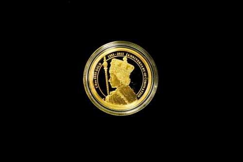 60th Anniversary of the Coronation of Queen Elizabeth II 2013 $25 0.999 gold proof coin, 1/4 ounce