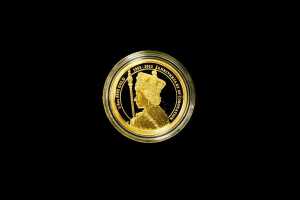 60th Anniversary of the Coronation of Queen Elizabeth II 2013 $25 0.999 gold proof coin, 1/4 ounce