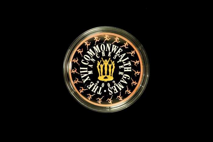 XVII Commonwealth Games 2002 $50 Trimetallic proof coin, 36.51g total