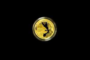 Voyage of Discovery HMB Endeavour 2020 $25 0.999 gold proof coin 1/4 ounce