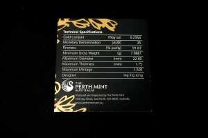 Australian Sovereign 2015 $25 0.9167 gold proof coin, 1/4 ounce - 5