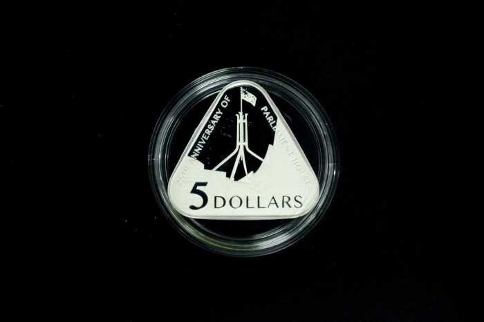 $5 Fine Silver Proof Triangular Coin