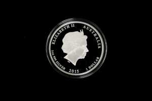The ANZAC Spirit 100th Anniversary 2015 $1 silver proof coin, 1oz - 2