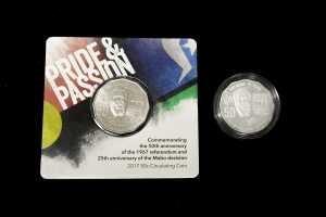 Pride & Passion 2017 50c fine silver proof coin, 18.24g