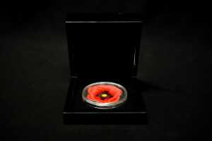 Remembrance Poppy 2017 $5 silver proof-like coin, 1oz - 3