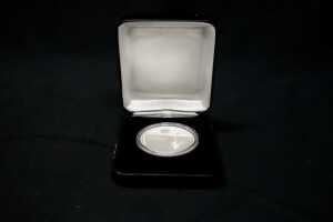 Kangaroo at Sunset F15 Privy Mark 2010 $1 silver brilliant uncirculated coin, 1oz - 3