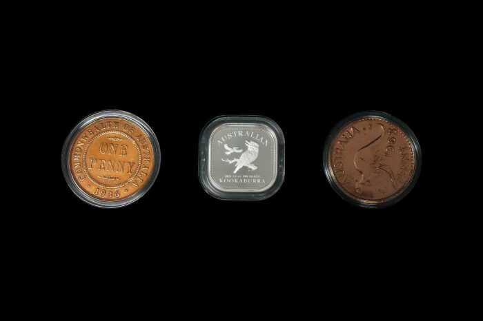 Square Penny Concept 2003 50c silver proof set, 1/2oz